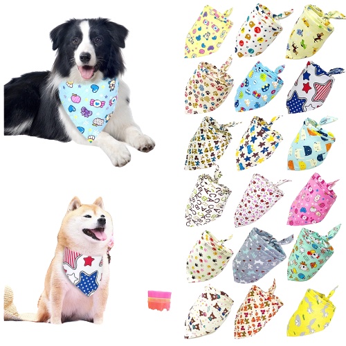 Syal Bandana Cat Puppy Kerchief Pet Neckerchief Scarf Dog Triangular Bibs Saliva Towel Pet Dog Accessories FEFARM