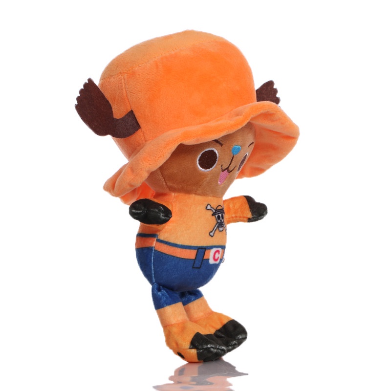 Mainan Boneka Karakter Anime One Piece Chopper Monkey D Luffy Bahan Plush Untuk Anak Dan Dewasa