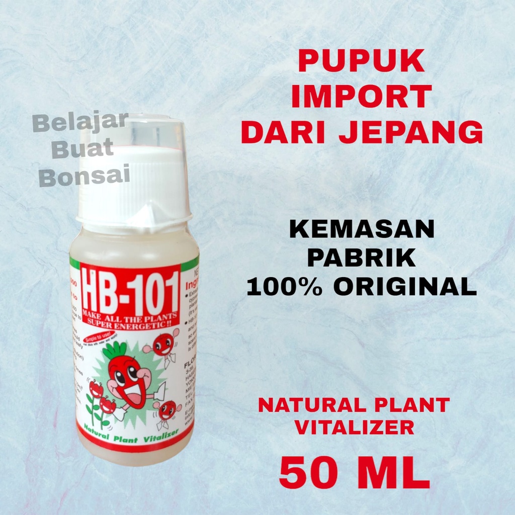 Pupuk HB 101 Natural Plant Vitalizer 50 ML Original Jepang