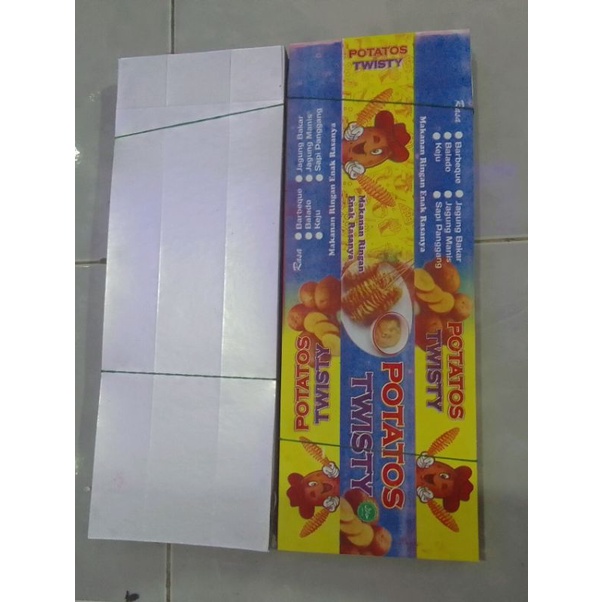 

kertas kentang sepiral/kertas kentang ulir.