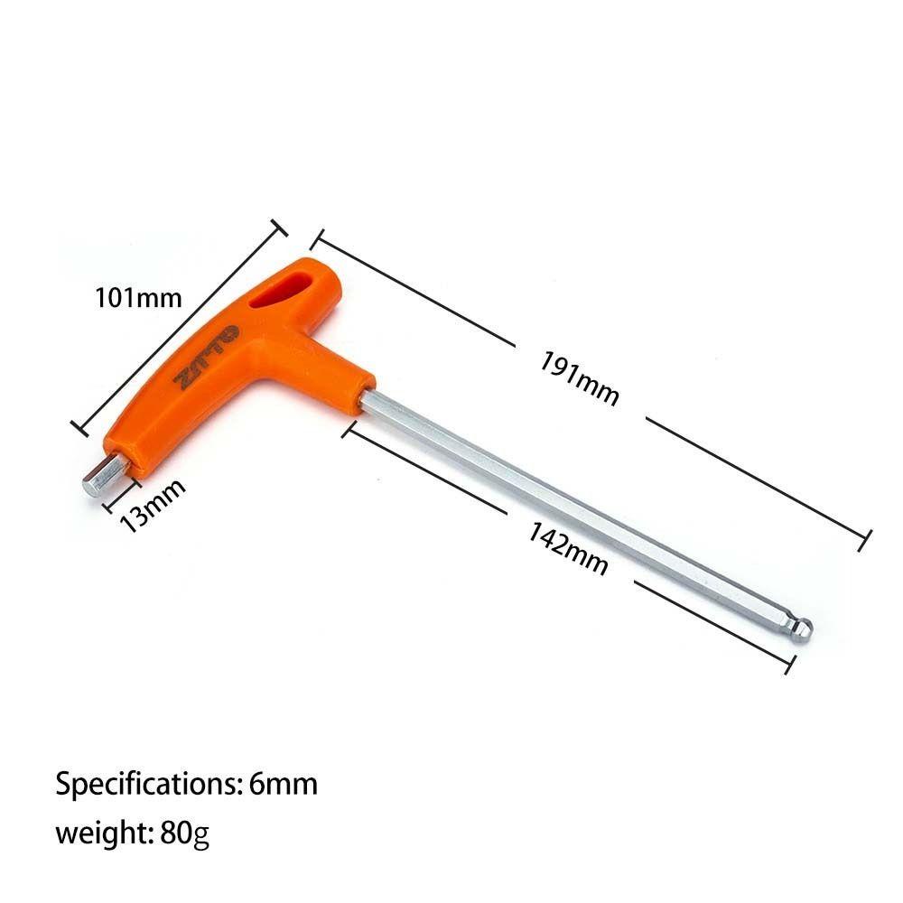 Lanfy Sepeda Allen Key Sepeda Gunung Ujung Bola Adjustable Allen Key Socket Spanner Alat Perbaikan Sepeda Bike Repairing Hand Tool Cycling Accessories Spanner Bike Wrench
