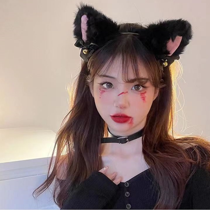 Women Cosplay Furry Ear Dog Headband 8524