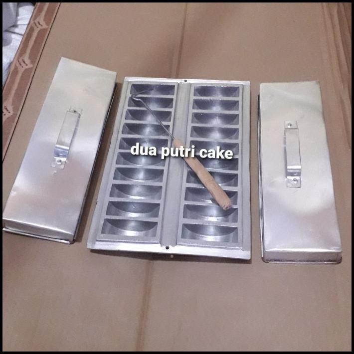 Cetakan/Loyang Kue Pukis/Kue Pancong Isi 20 Lubang +Tutup & Cungkilan