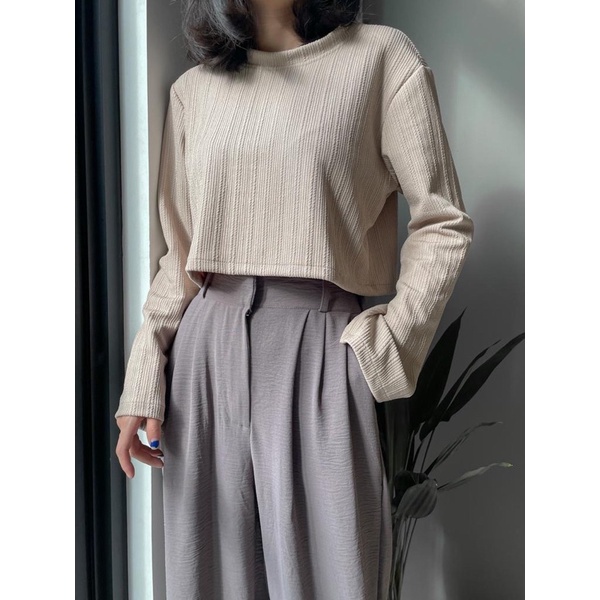 Loose Pants Trousers Wanita - Celana Anti Kusut - Celana Kulot Wanita - Celana Kantor Formal