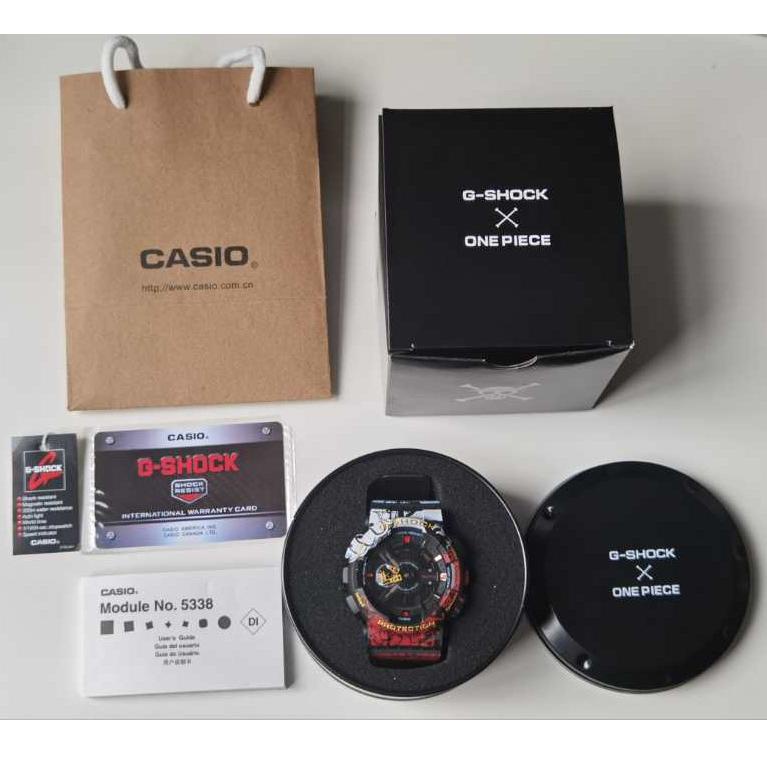[KODE KCHQG] Asli Jam Tangan Pria G-SHOCK X ONE PIECE ANIME ORIGINAL CASIO FULL SET PROMO  GA-110 LA