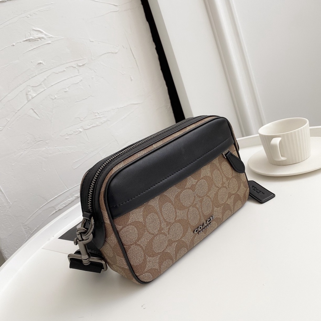 （Shopee live）50715-8 50715 coach men Shoulder bag Cross body bag camera bag xjb