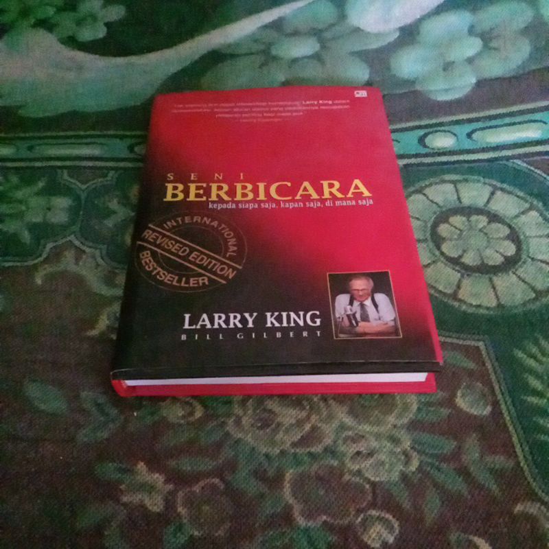 seni berbicara Larry king hadcover original