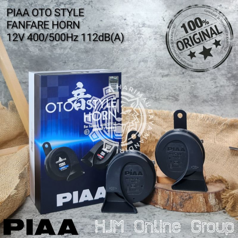 KLAKSON KEONG PIAA OTO STYLE HORN 12V + CABLE RELAY SET BOSCH ORIGINAL