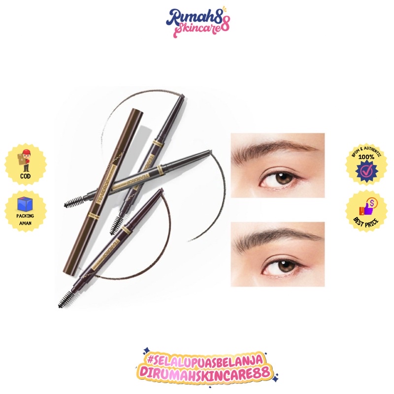 YOU Teardrop Brow Definer | Pensil Alis Waterproof Tahan Lama