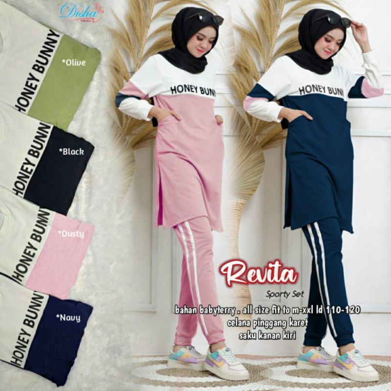 Setelan Olahraga Muslimah Revita