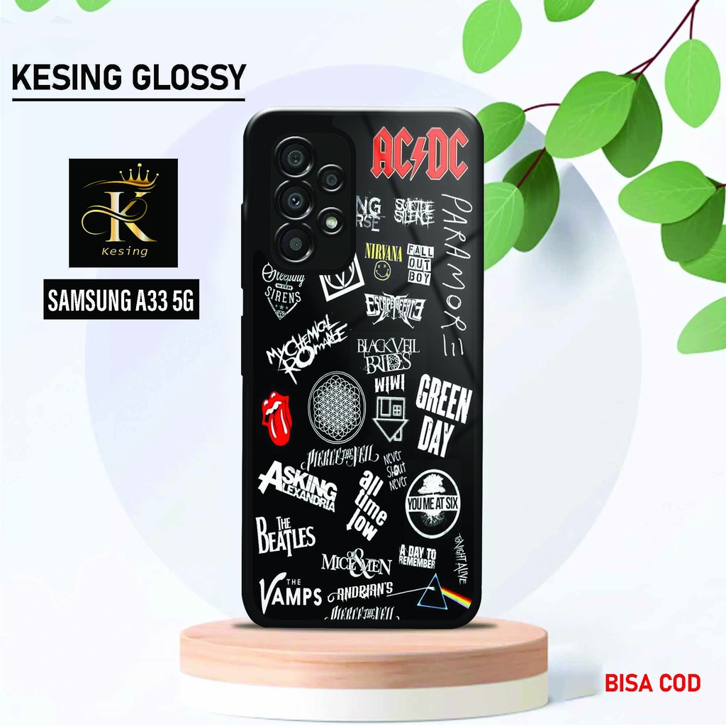 Case Samsung A33 5G - Hardcase Glossy Samsung ( KS23 ) - Softcase Samsung A33 5G - Fashion Case Sams