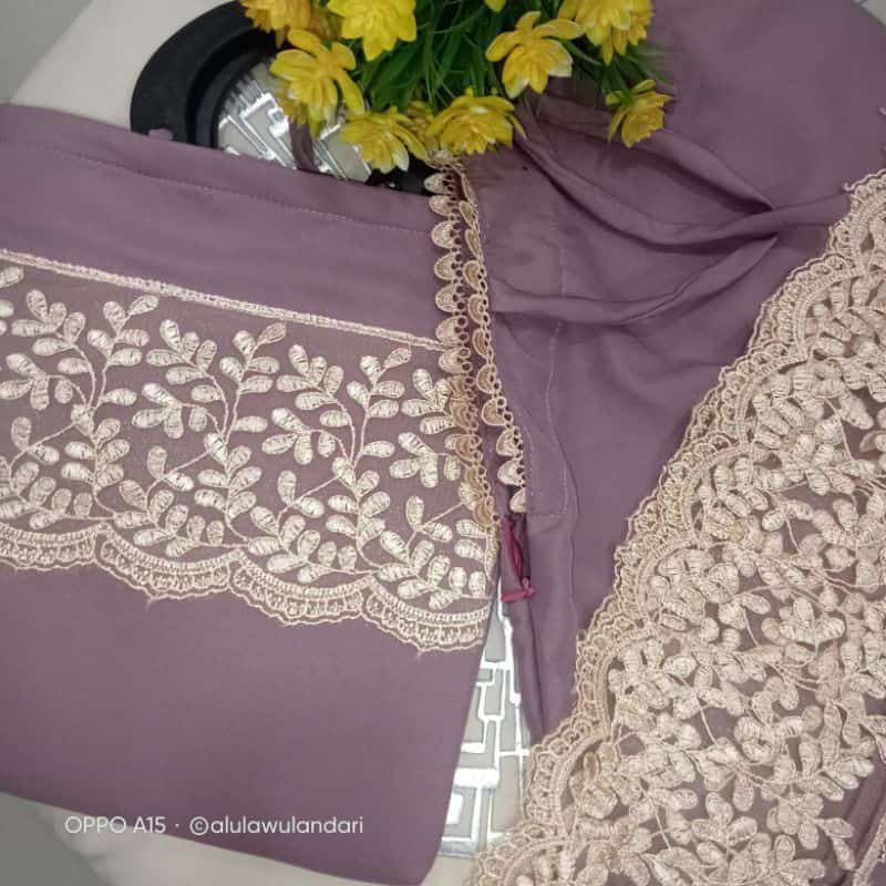 MUKENA DEWASA KATUN MICRO MOTIF RENDA TILE FREE TAS JINJING -cod-murah-