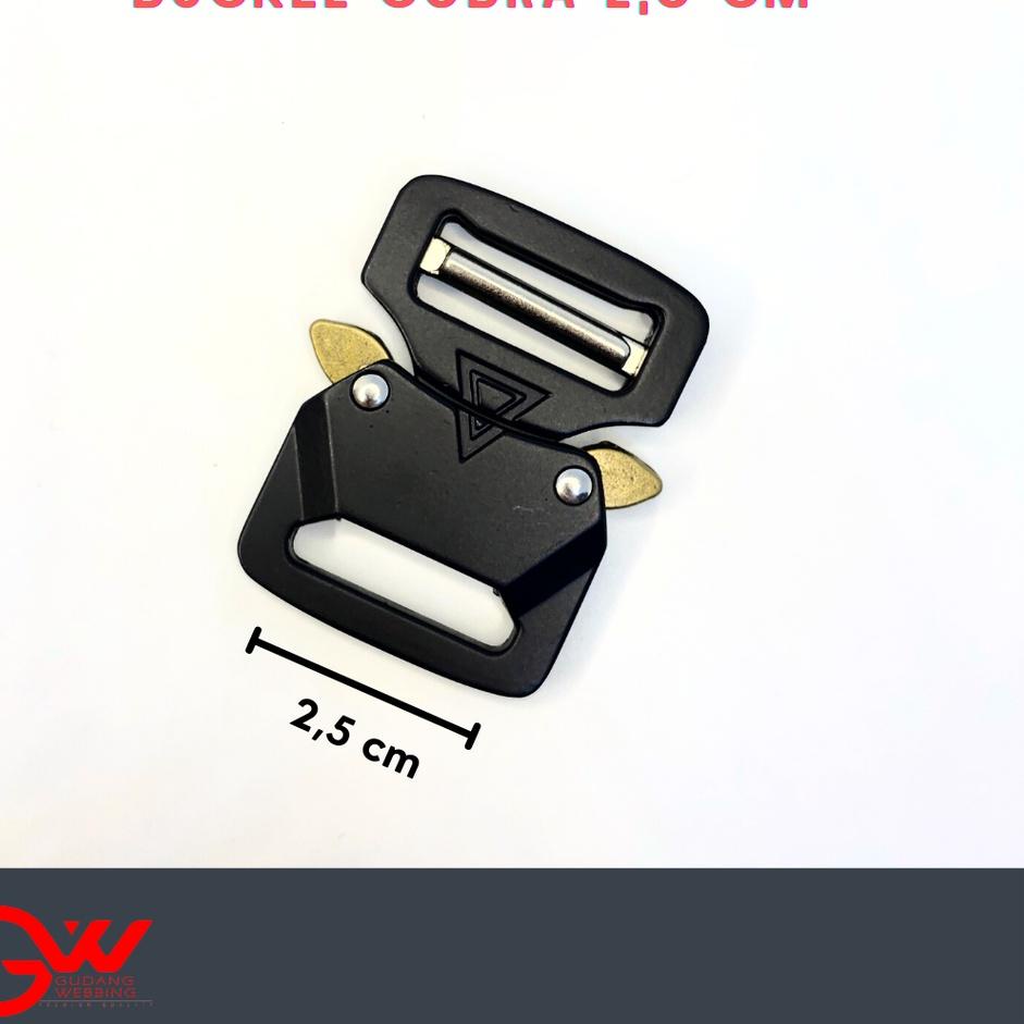 Best Promotion buckle cobra tactical 2,5 cm / selot besi 2,5 cm / COBRA 2,5 CM BESI