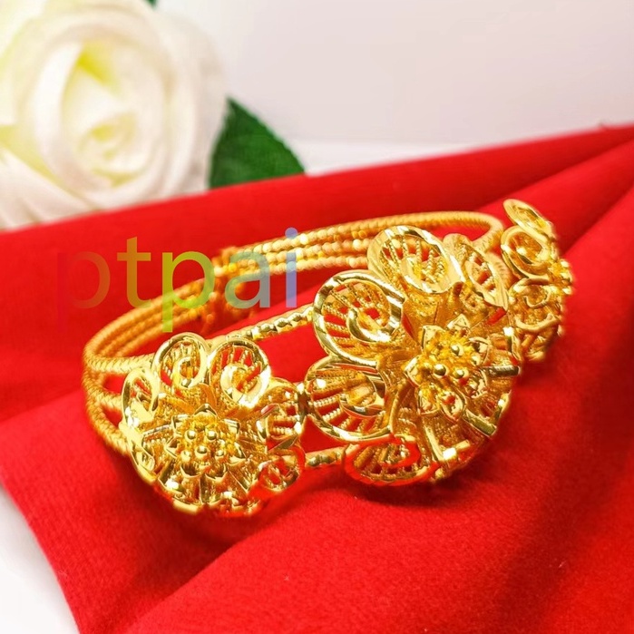 Gelang tangan Keroncong terbaru bunga xuping fashion perhiasan bangle