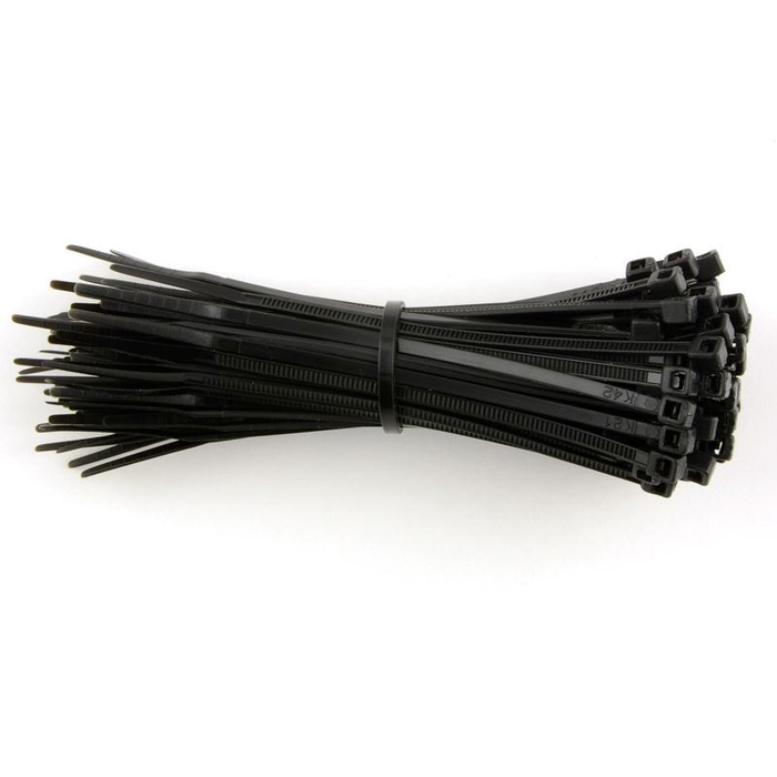 kabel ties hitam/cable ties/kabel serut/tali ties/ties kabel pengikat/  / 250 MM / 25 CM/ HITAM BLACK high quality