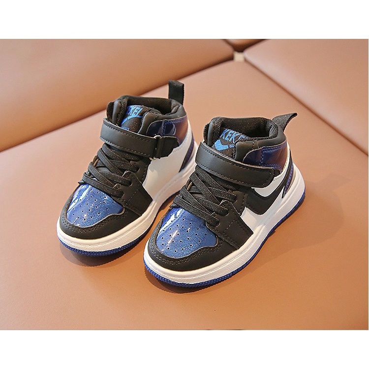 Sepatu Sneakers Anak Sepatu Anak Semi Boots Sepatu Fashion Anak Import JORDAN NEW MERAHBIRU