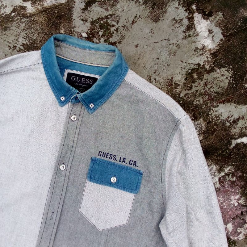 Kemeja Pria GUESS Original Second Size L