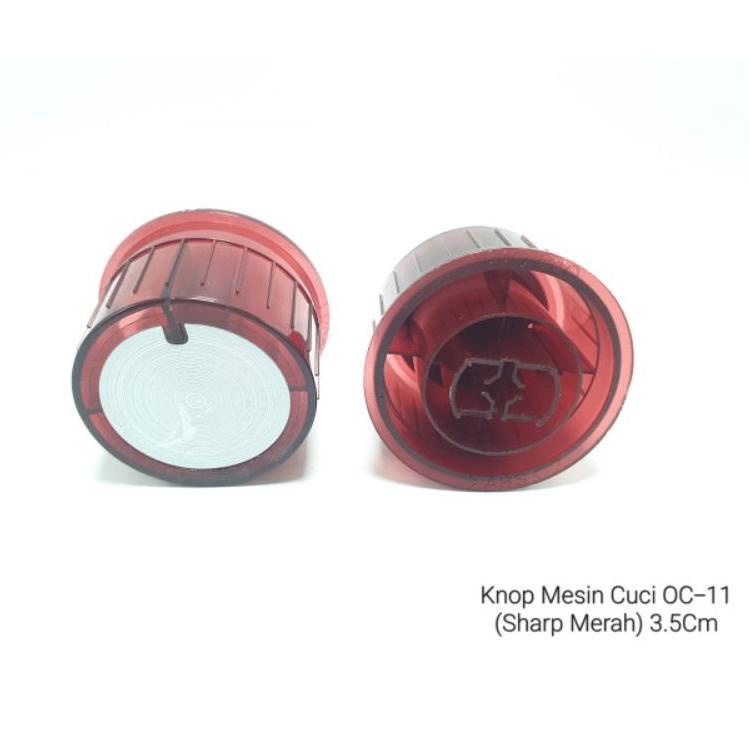 IDj8J3v--KNOP MESIN CUCI SHARP MERAH 3.5 CM - KNOB SHARP MERAH MESIN CUCI 2 TABUNG