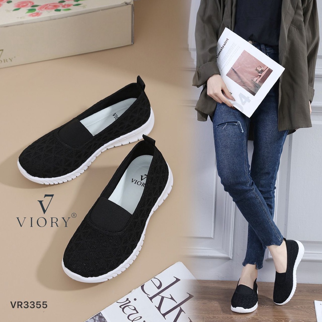VIORY Sepatu Wanita Flat Shoes #VR3355 ORIGINAL