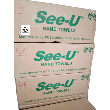 Tissue Hand Towel Econo RD See-U - 1Dus isi 20 pack