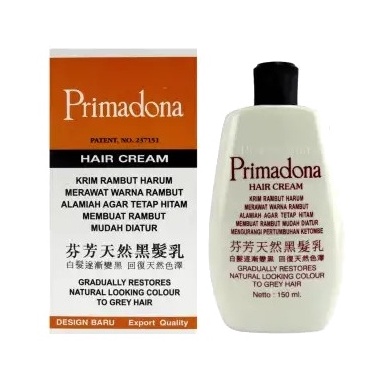 Primadona Hair Cream 150ml / Krim Rambut Primadona