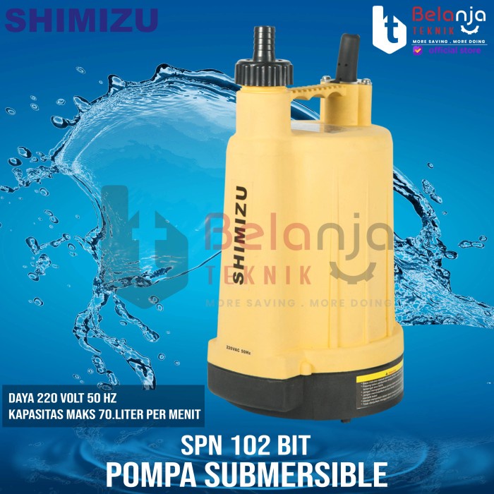 Shimizu Submersible Pump SPN 102 Bit Pompa Celup Tandon Kolam SPN102