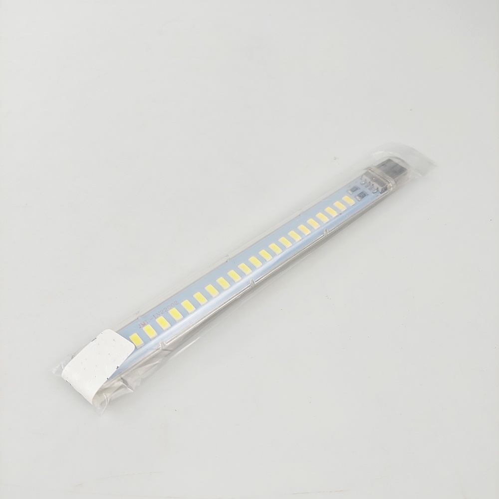 Lampu Belajar LED Strip Portable USB 24 LED 12W Cool White - White