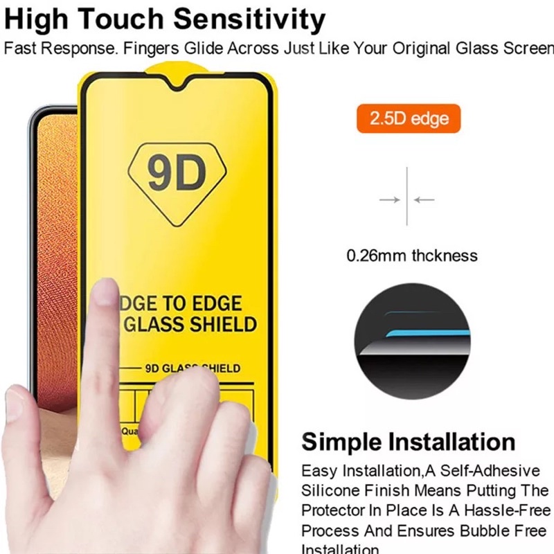 REALME C11 C3 C2 C1 2 PRO 3 PRO 5 PRO X XT X2 X2 PRO U1 K1 Tempered Glass full lem 5D 6D 9D Screen Protector