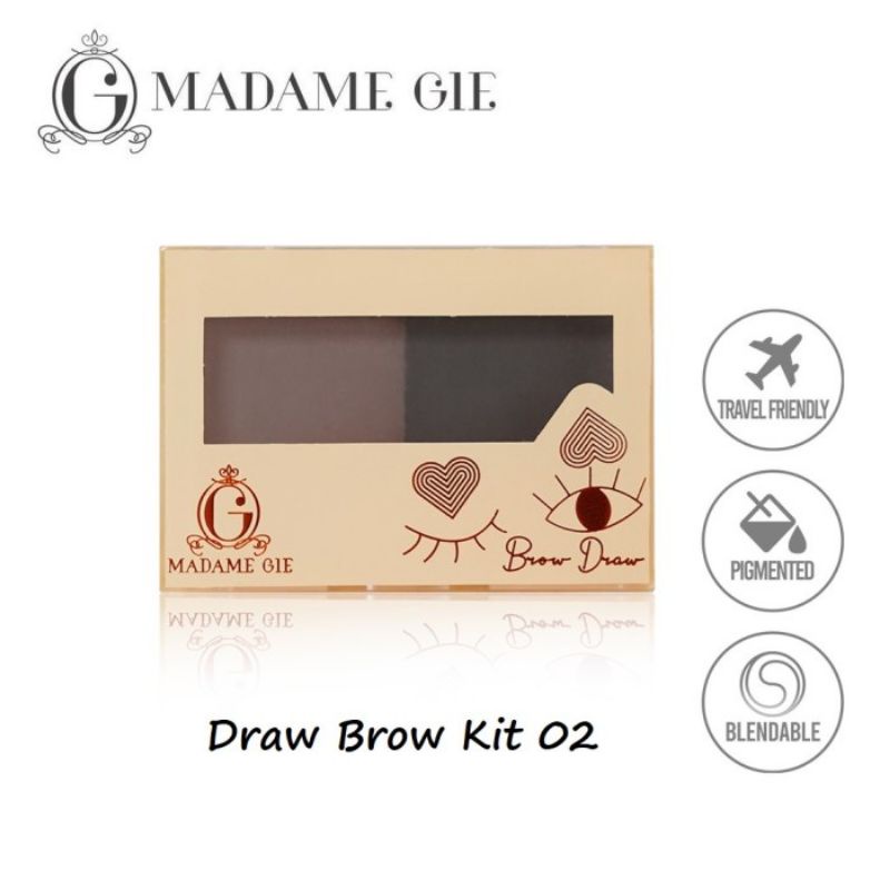 Madame Gie Brow Draw Eyebrow KitNetto : 2.5 g