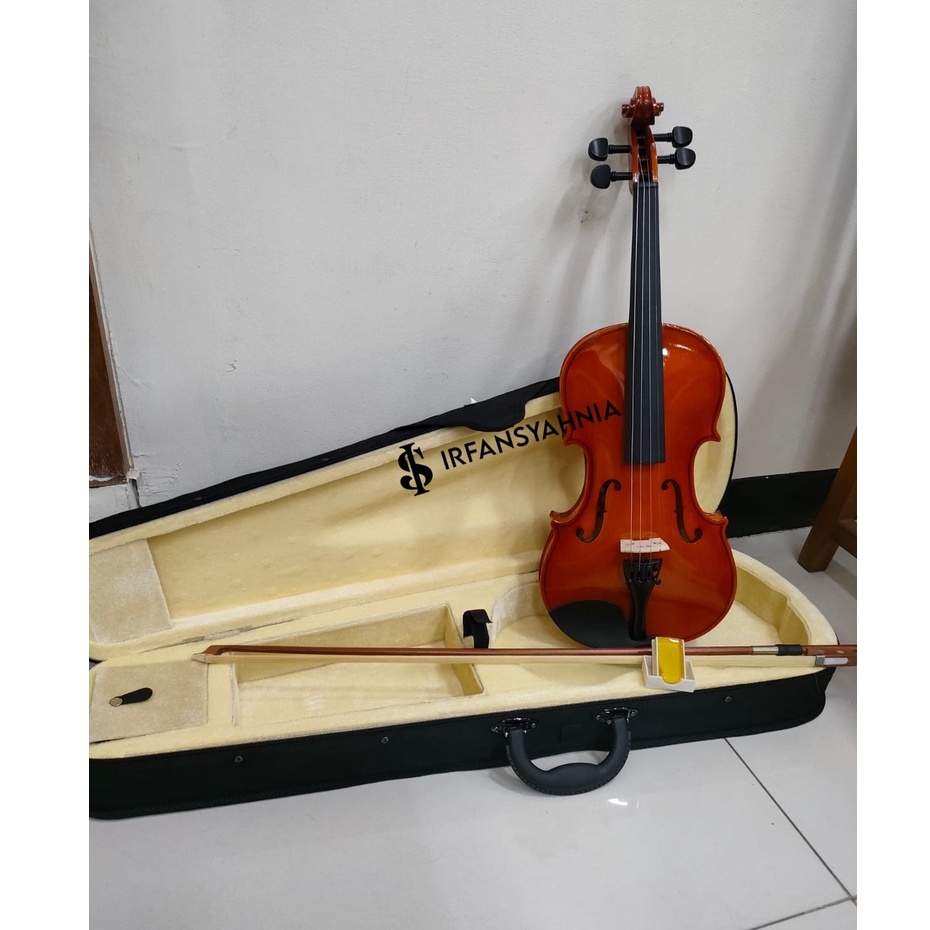 BIOLA COWBOY ORIGINAL INPORT LENGKAP/KOMPLIT TINGGAL GESEK Lbiola akustik fullset violin cowboy 3/4dan 4/4  1/2 ORIGINAL