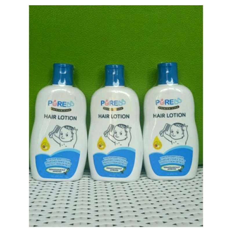 Pure Baby Hair Lotion Losion Rambut Bayi 80ml PureBaby BB Baby