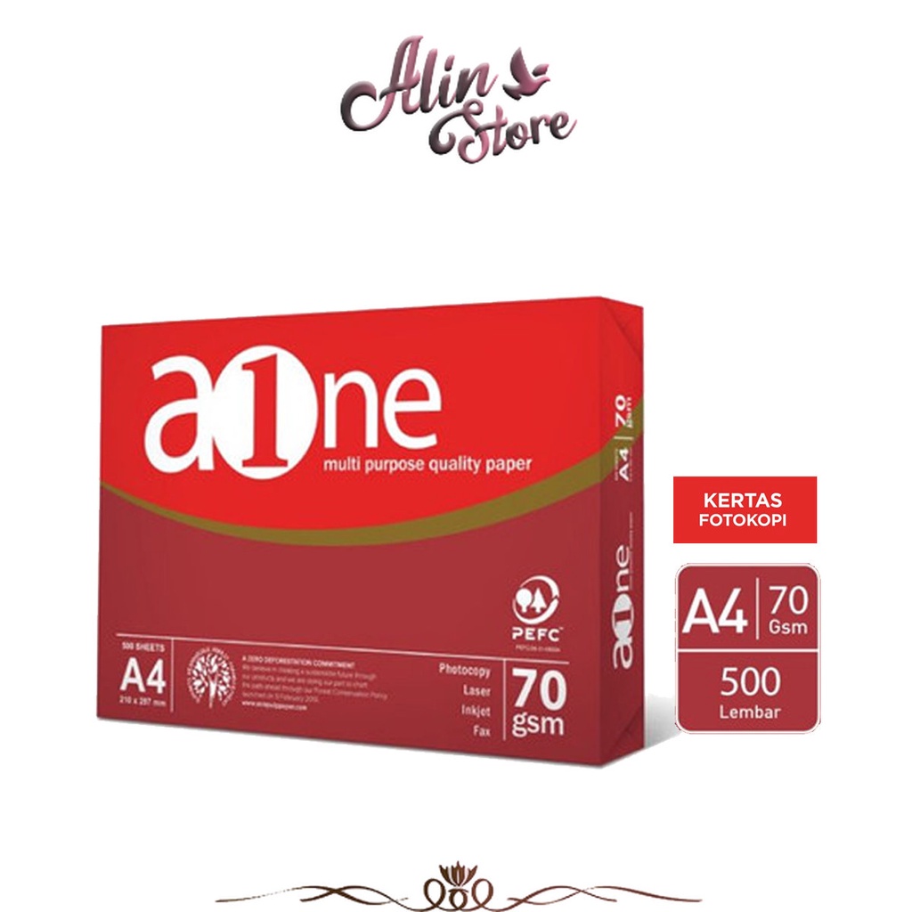 

Kertas HVS Putih A4 70 gsm Aone