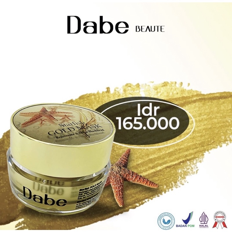 Starfish Gold Mask dabebeaute