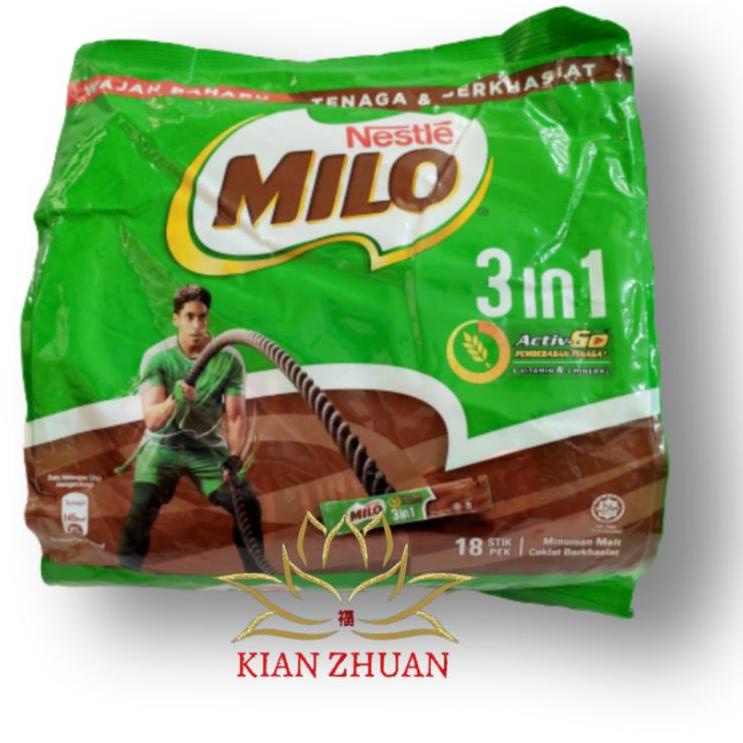 

CSV1h1G--Milo 3in1 Activ Go Malaysia 18Stik | Nestle Milo 3 in1 18s| Nutritious Chocolate Malt Drink