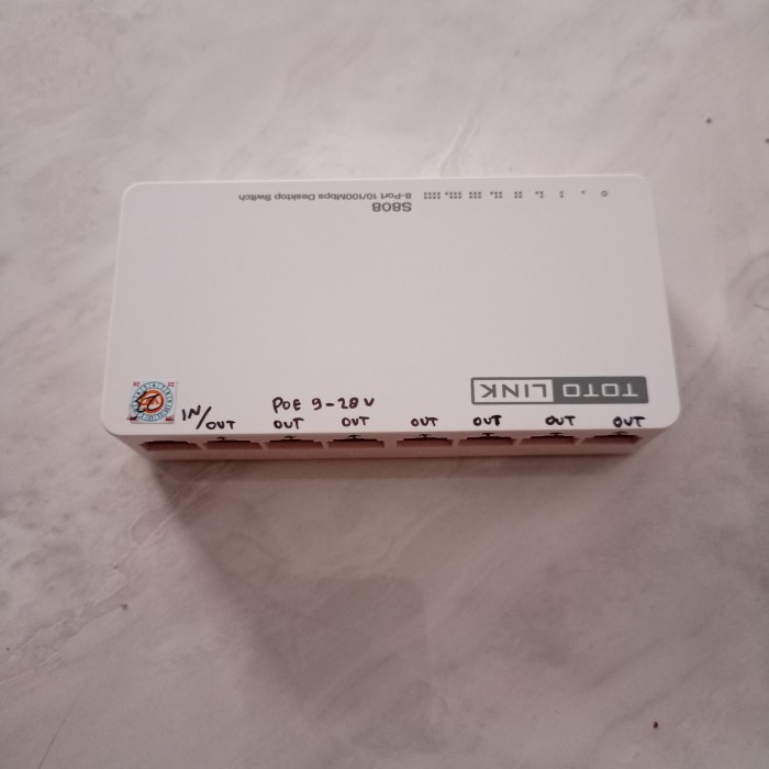 Switch Totolink S808 Modif Poe Out 7 Port Uplink 1 Port