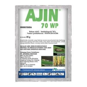 +%+%+%] AJIN 70 WP 25 gr Insektisida Imidakloprid 70% Basmi Hama Wereng dll