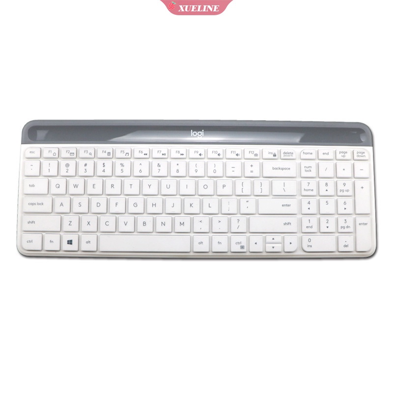 Logitech MK470 K580 film Pelindung keyboard desktop Bahan Silikon ultra Tipis Anti Debu 15 &quot;(ZXL)