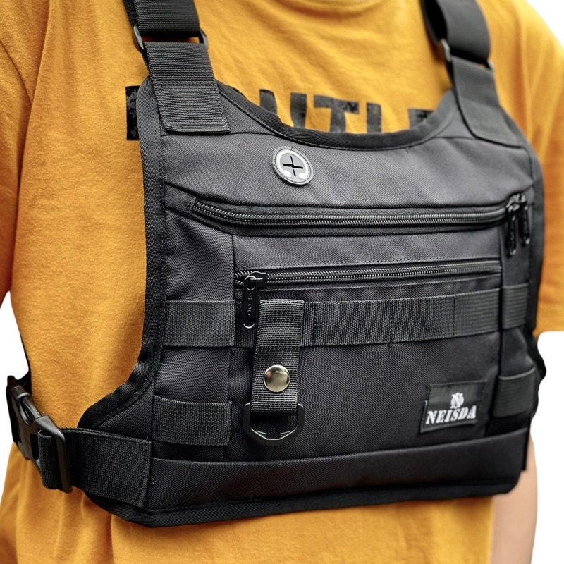 CHEST RIG BAG TAS SELEMPANG PRIA TAS DADA PRIA ORIGINAL NEISDA V2 TERBARU 2022