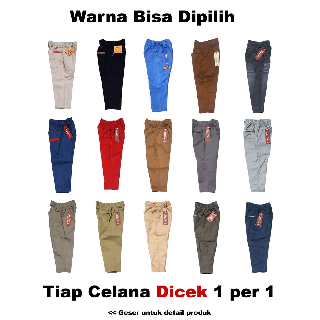 Celana Panjang Anak (M) 2-3th Bahan Katun Tebal, Celana Slim Fit Celana Berkualitas Dari Konveksi