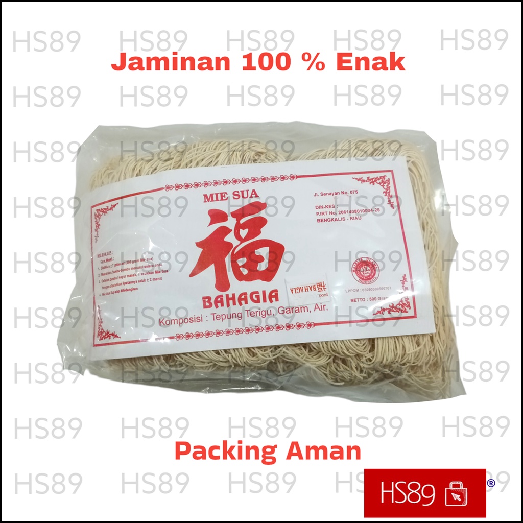 

MieSua Mie Sua Misoa Bahagia Asli Bengkalis 500gr - Misua - Mie Suah - Mee Suah