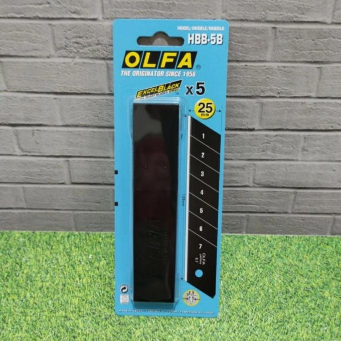 

Refill Blade OLFA Cutter 25mm HBB-5B (5pcs per pack) Olfa