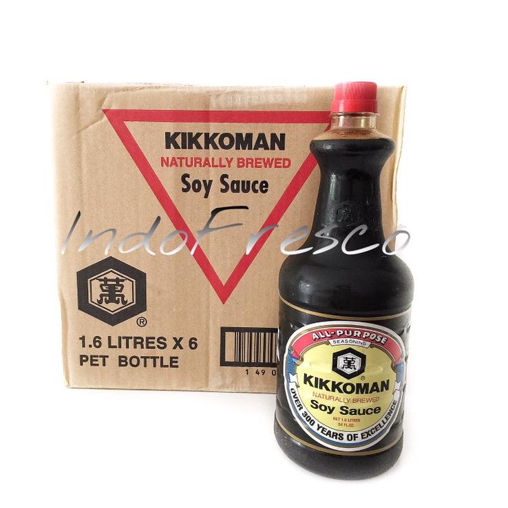 

Terlaris Today Kikkoman Soy Sauce Shoyu Premium- Kecap Jepang 1.6L 