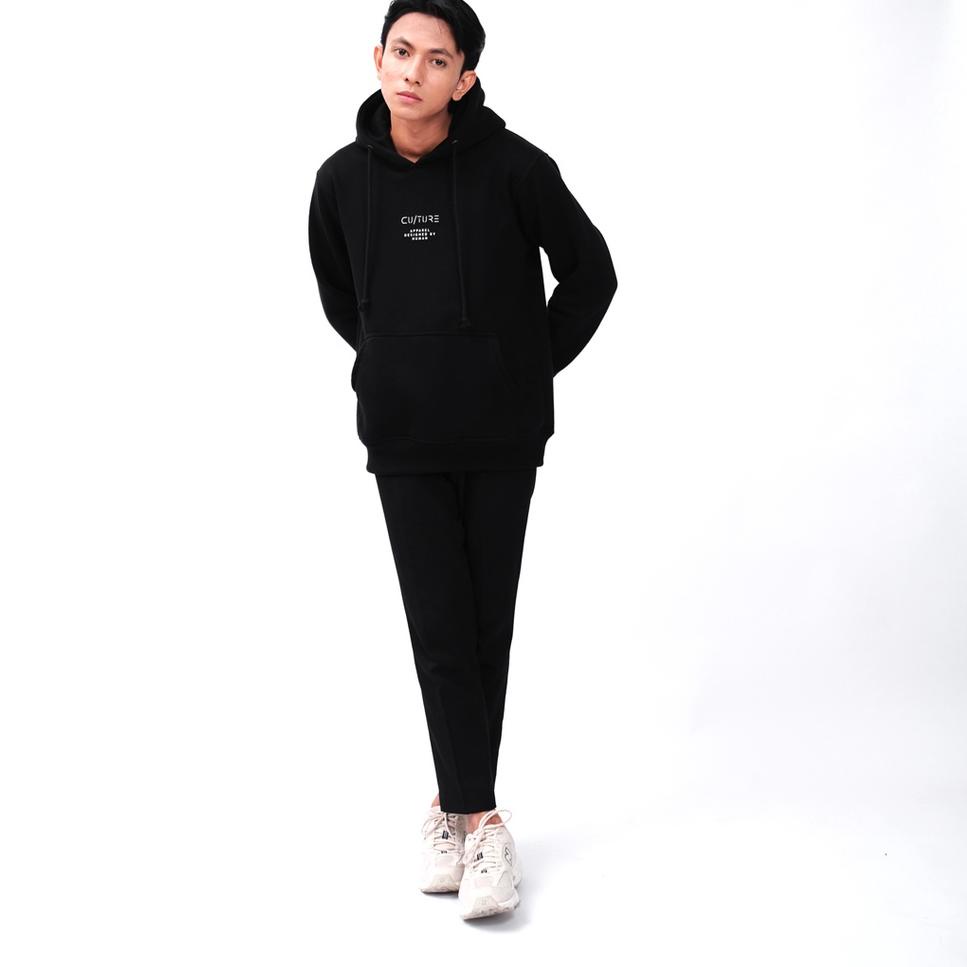 Tren Terbaru CULTURE BASIC | HOODIE BLACK OG