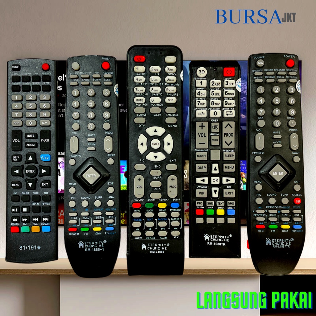 REMOTE REMOT POLYTRON PLD LED TV UNIVERSAL SMART ANDROID