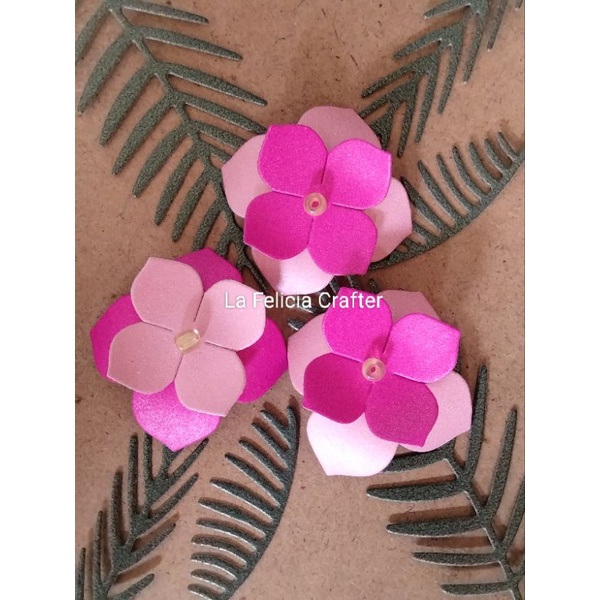 Pola Scrapbook Bunga Kelopak 1 set/12 pcs/Tingjing/Hiasan Box/Kotak seserahan/Craft/Diy