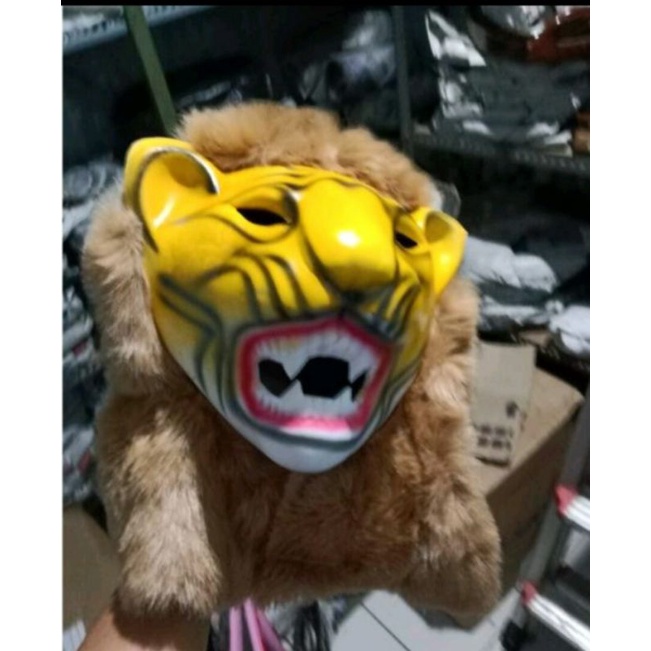 mainan anak topeng singa