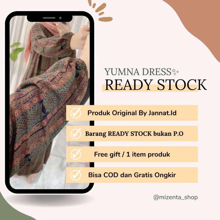Harga Termurah Yumna Dress Ready Stock  & UMNIA 6 series BY JANNAT. ID BISA COD