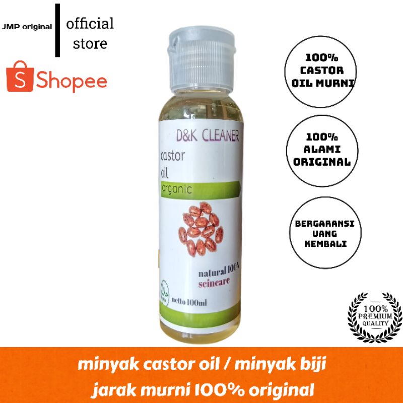 Castor Oil (Pure Cold Pressed) 100ml / Minyak Jarak Murni/ Pure Castor Oil murni