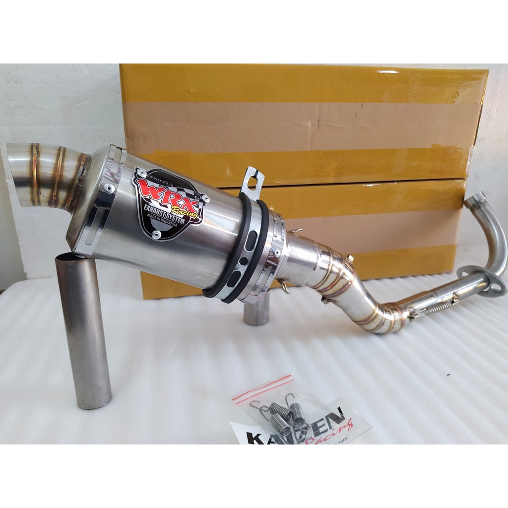 Knalpot WRX Trioval Short Fulset Yamaha Aerox Vva Connected Nmax New Lexi Fazzio Mio Sporty Smile So