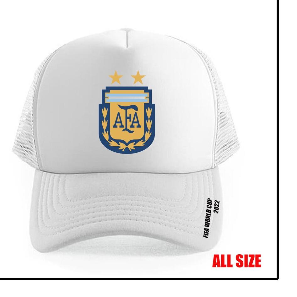 Murah Banget Topi Piala Dunia Qatar 2022 Timnas Argentina, Topi trucker argentina
